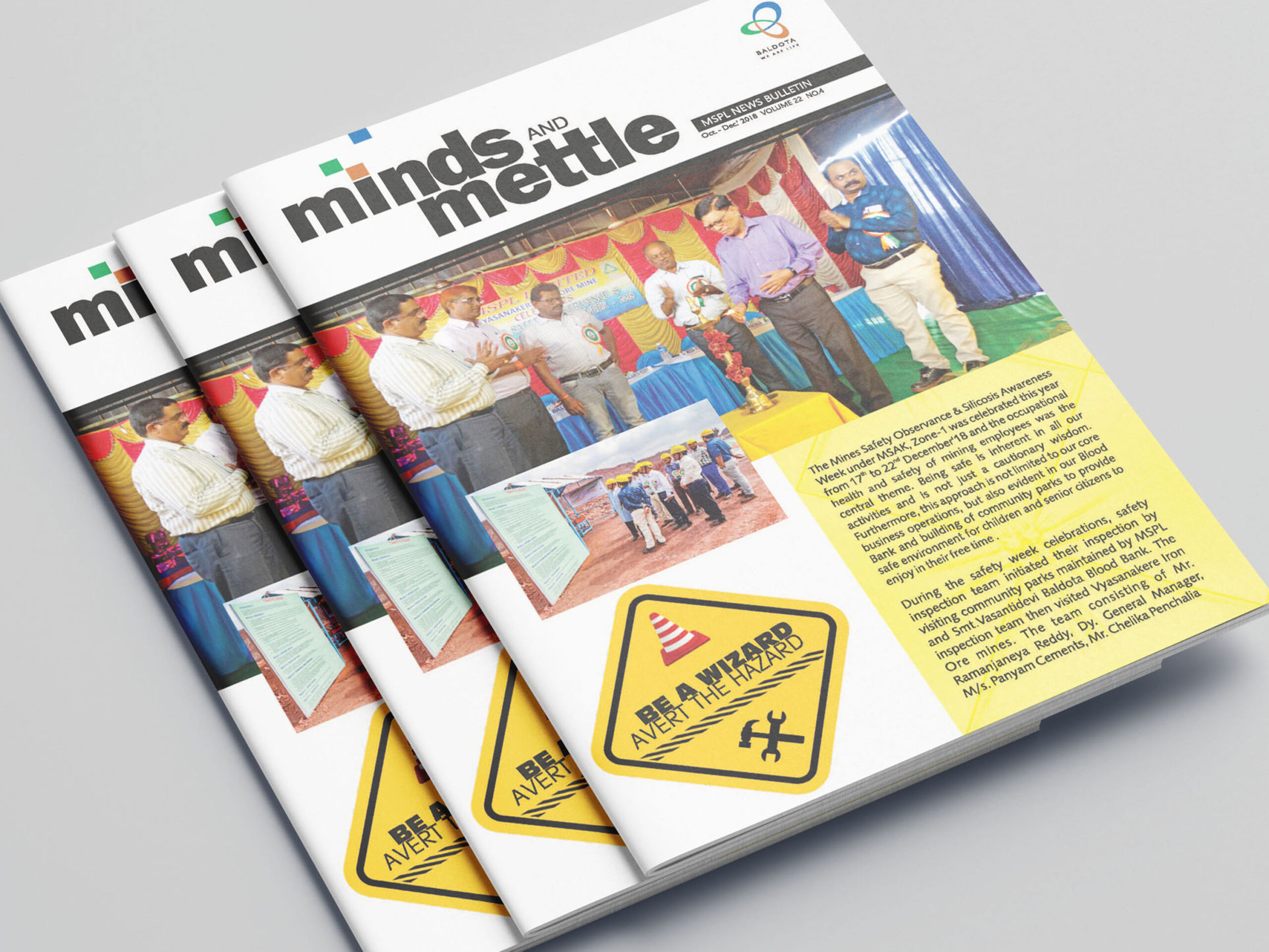 Corporate Newsletter Design for MSPL
