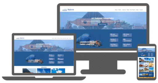 Nabros Transport Website Design